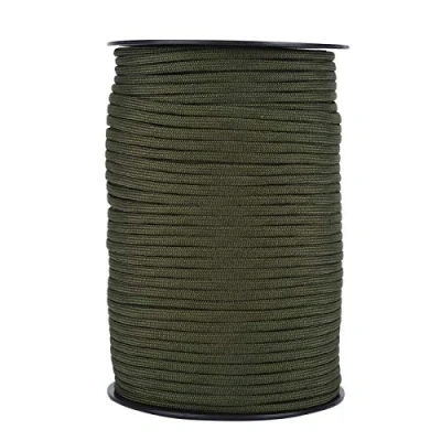 Image of 9 Strand Paracord 100m 550lb Reflective Parachute Cord for Outdoor Tent Survival Camping Climbing(Army Green)