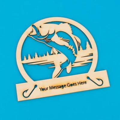 Image of Personalised Fisherman Fishing Sign