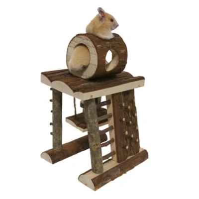 Image of Rosewood Boredom Breaker Activity Climbing Tower, Toy for Hamsters &amp; Mice