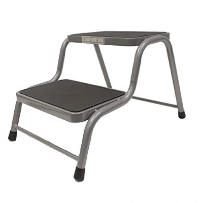 Image of Maypole Silver Double Caravan Step, Reinforced Steel Construction