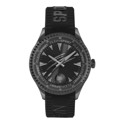 Image of Plein Sport Men&#039;s Watch Analogue Quartz Lineman, ip black/black ps5ba0424, Strap.