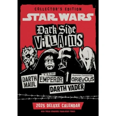 Image of 2025 Calendar Star Wars Classic Month to View A3 Deluxe Official Product: Original Danilo Kalender [Mehrsprachig] [Kalender]