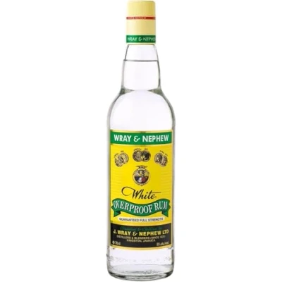 Image of Wray and Nephew Rum 70 cl, 63% vol White Overproof Jamaica