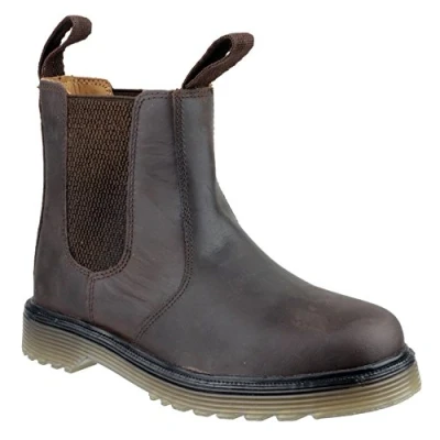 Image of Amblers Mens Chelmsford Dealer Boot in Brown Size 12 UK
