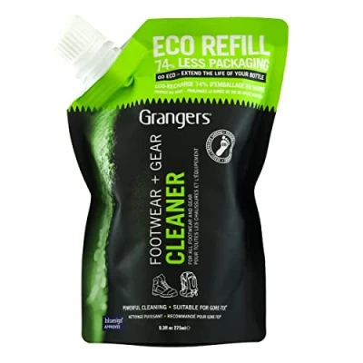 Image of Grangers footwear + Gear Cleaner Eco Refill 275ml Powerful cleaning for all outdoor and kit