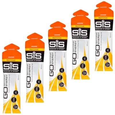 Image of SIS Go Isotonic Energy Gel 60ml Sachets (Pack of 5) (Orange)