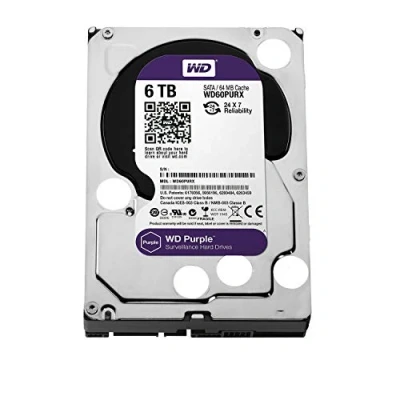 Image of WD Purple 6 TB Surveillance Hard Drive