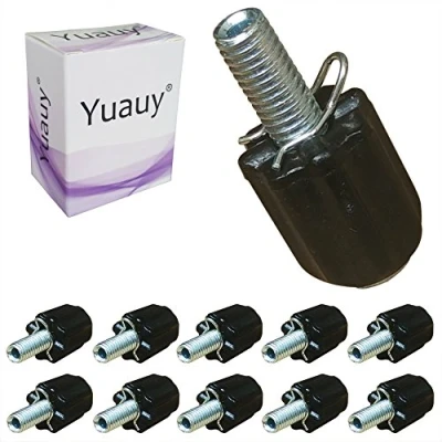 Image of Yuauy 10 pcs M5 Index Derailleur Shift Cable Stops with Downtube Barrel Adjusters Bolts for Cycling Road MTB Bike
