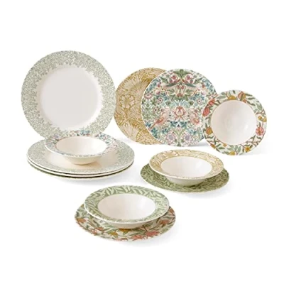 Image of Morris &amp; Co 12 Piece Tableware Set