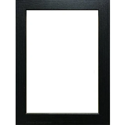 Image of Convenient2you 10x8 inch Black Wood Effect Photo Frame, Poster size Picture Frames For Wall Mount/freestanding