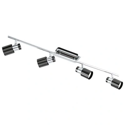 Image of Eglo Lighting Davida 4 Light Spotlight Nickel Nero, GU10