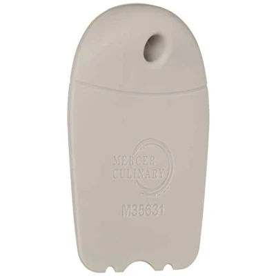 Image of Mercer Culinary M35631 Round Notch Silicone Plating Wedge, 5 15 mm, Brown