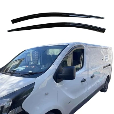 Image of AUTO CLOVER Wind Deflectors Set for Vauxhall/Opel Vivaro MK2 2015 2019 (2 pieces)