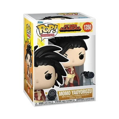 Image of Funko POP! and Buddy: MHA Momo Yaoyorozu (with Cannon) My Hero Academia Collectable Vinyl Figure Gift Idea Official Merchandise Toys for Kids &amp; Adults Anime Fans