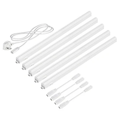 Image of Parlat LED Under Cabinet luminaires Rigel, 57.3cm Each, 790lm Warm White, Set of 5, BS