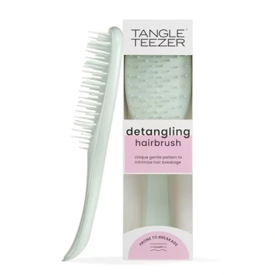 Image of Tangle Teezer Extra Gentle Ultimate Detangler Hairbrush, Less Tension to Minimise Breakage, Effective and Detangling, Safe for Uuse on Wet Dry Hair, All Hair Types, Eucalyptus