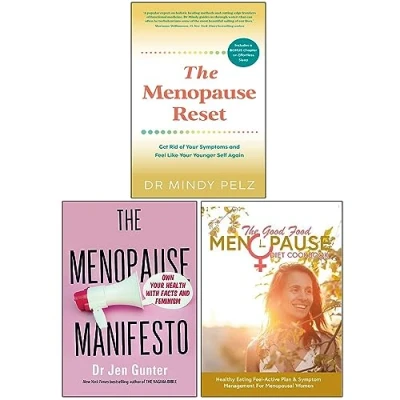 Image of The Menopause Reset, Manifesto &amp; Good Food Diet Cookbook 3 Books Collection Set