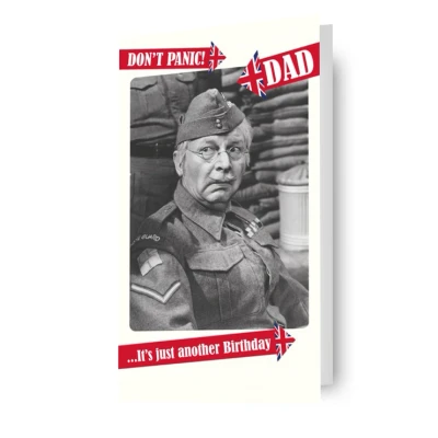 Image of Dads Army Official Birthday Card, Don&#039;t Panic Grandad…It&#039;s Just Another Birthday!