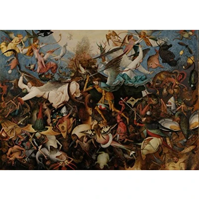 Image of Pieter Bruegel The Elder: Fall of Rebel Angels. Fine Art Print/Poster. Size A3 (42cm x 29.7cm)