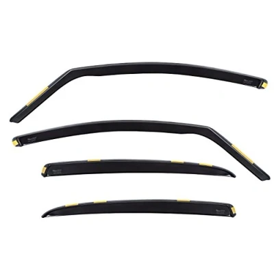 Image of HEKO 26138 (4 Pieces) Front Rear Wind Deflectors Fits Peugeot 407 4 on Door Saloon