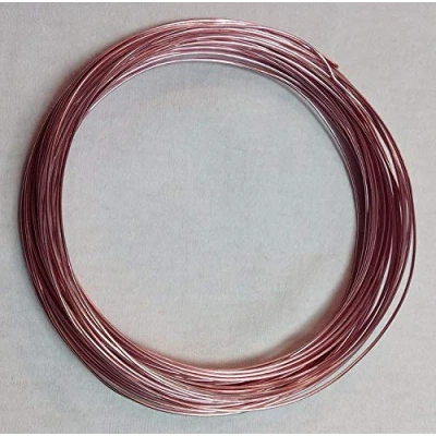 Image of celloexpress Aluminium Craft Wire 0.8mm x 10m (Diameter Length) PEARL PINK