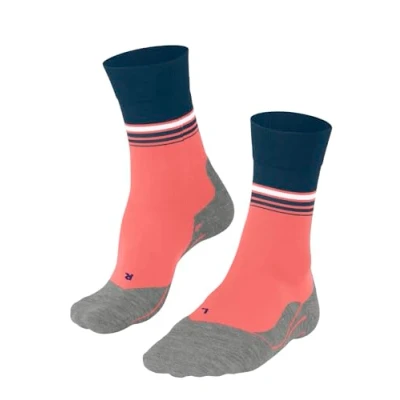 Image of Falke RU4 Endurance Cool Socks Unisex Orange Size 4.5 5 for Optimal Running Comfort