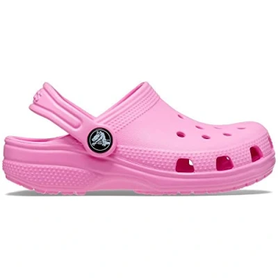 Image of Crocs Unisex Kids Classic Clog T Clogs, Taffy Pink, 4 UK Child