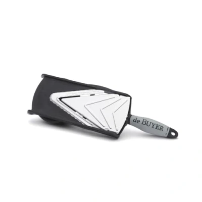Image of DeBuyer Konra Axis Mandoline Stainless Steel Food Fruit Veg Slicer in Black