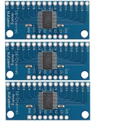 Image of 3pcs CD74HC4067 16 Channel Analog Digital Multiplexer Breakout Board Module for Arduino