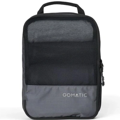 Image of Gomatic Packing Cubes, Compression Luggage organisers for Carry On, Suitcases, Travel Bags, Medium Grey