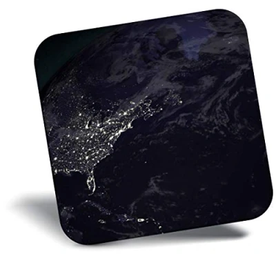 Image of Destination Vinyl ltd Fridge Magnet USA Earth America Globe 2243