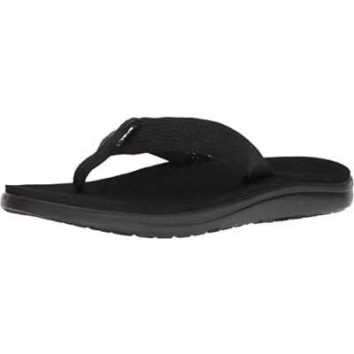 Image of Teva Men&#039;s Voya Flip Flops, Black (Brick Bkbl), 10 UK (44.5 EU)