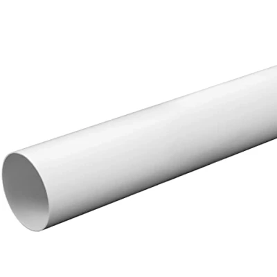 Image of Ducting Pipe 150mm / 6&quot; Length 1 meter Round Duct Ventilation Plastic Tube KO150 10