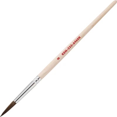 Image of 5x Kennedy Point Artist Brush, Hair Bristle, No.8