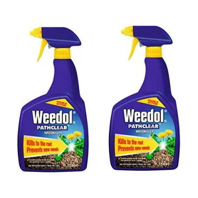 Image of 2 x Spray Bottles of Weedol Pathclear Weedkiller, Double Action, Kills to the root &amp; prevents new weeds