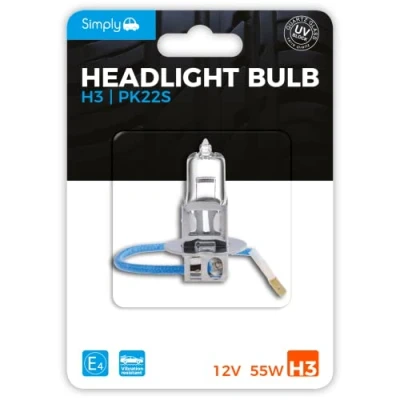 Image of 73x Simply S453BL H3 12V 55W Blister Bulb