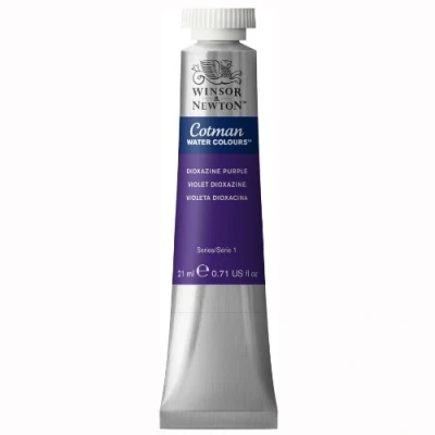 Image of Winsor &amp; Newton Cotman 21ml Water Colour Tube Dioxazine Violet