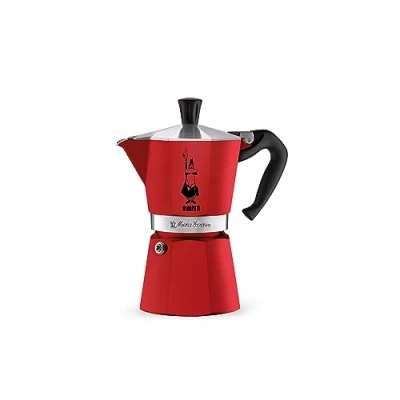 Image of Bialetti Moka Express (6 Cup) Red,30 x 20 15 cm