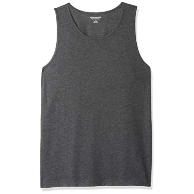 Image of Amazon Essentials Men&#039;s Regular Fit Vest, Charcoal Heather, L