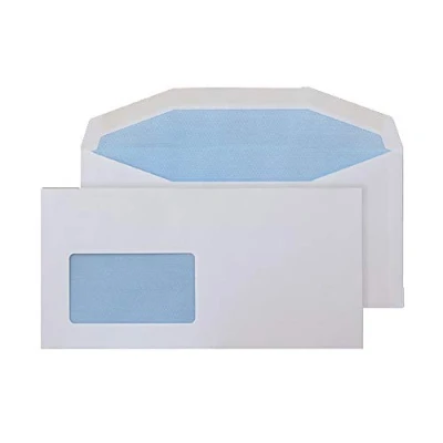 Image of Blake Envelopes Purely Everyday 3905CBC Kuvertierhüllen Briefumschläge Naßklebung Mit CBC Fenster Weiß DL+ 114 x 235 mm 90g/m² 1000 Stück