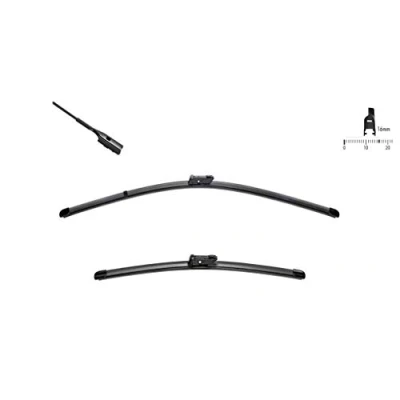 Image of 4H1955425A, 4H1955425B, 4H1955426B, 4H2955425B, 4H2955426B Wiper blade SWF VisioFlex 119437 AUDI: A8 D4