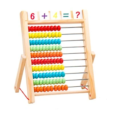 Image of AKORD Kids Educational Toy Wooden Abacus
