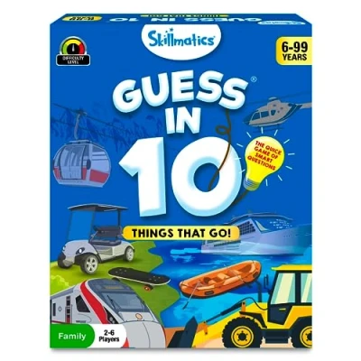 Image of Skillmatics Guess in 10 Things That Go, Perfect for Boys, Girls, Kids Who Love Card Games, Educational Toys &amp; Board Gifts Ages 6, 7, 8, 9
