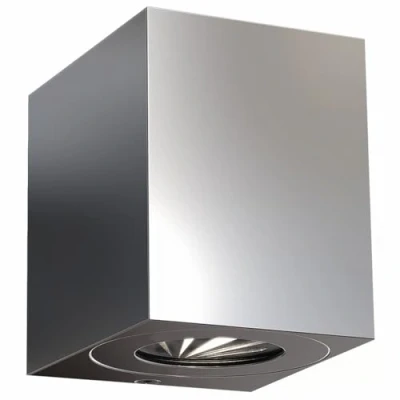 Image of Nordlux Canto Kubi 2 LED outdoor wall light, stainless