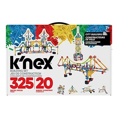 Image of K&#039;NEX City Builders Building Set 3D Educational Toys for Kids, 325 Piece Stem Learning Kit, Engineering Fun and 20 Model Construction Toy Children Ages 7+ Basic 80207