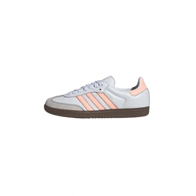 Image of adidas Originals Samba Trainers Cloud white clear orange semi coral, Women&#039;s, Size: 3, coral
