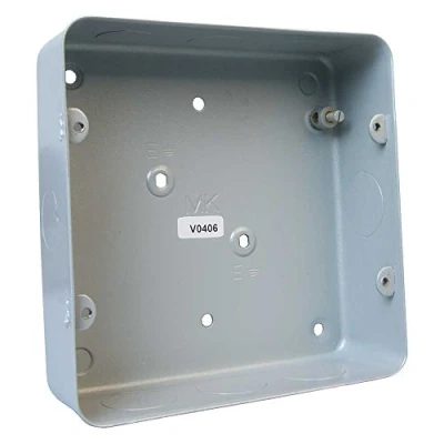 Image of MK Grid Plus 6 or 8 Gang Flush Back Box With Knockouts