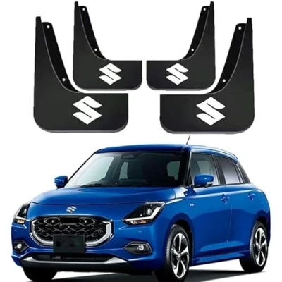 Image of ZTLQ Car Mud Flaps for Suzuki Swift 2023 2024,with Emblems Logo Fenders Splash Guard Tire Mudflaps Fender Splashproof Waterproof Resistance Accessories