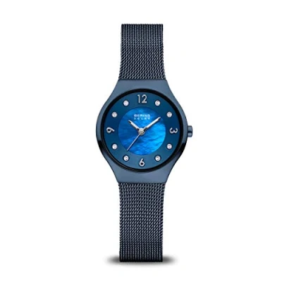 Image of BERING Women Analog Solar Collection Watch with stainless steel Strap and Sapphire Crystal 14427 393