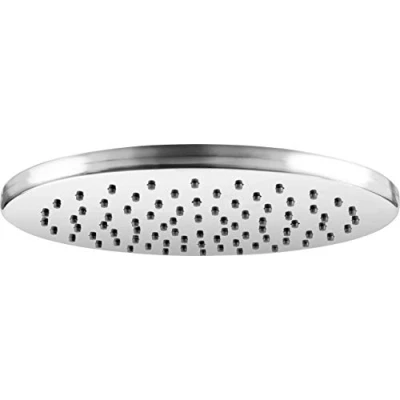 Image of Cornat Classic TECBW3400 Shower Head 225 mm Diameter 1 Jet Type with Ball Joint and Anti Limescale Nozzle Chrome Plated Rain Shower/Built in Head/Shower